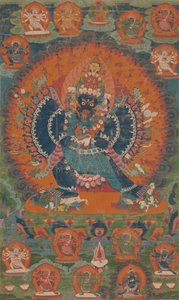 Vajrabhairava with His Consort Vajravetali by Unbekannt