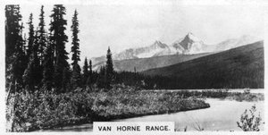 Van Horne Range, Canadian Rockies by Unbekannt
