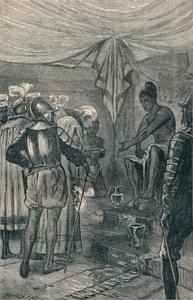 Vasco da Gama Visits the King, 1904 by Unbekannt