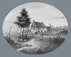 Vechte House at Gowannus, Brooklyn, New York, 1865