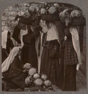 Vegetable Sellers, Jerusalem by Unbekannt