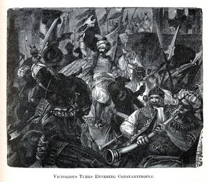 Victorious Turks Entering Constantinople, 1882 by Unbekannt