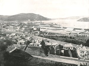 View from Maitland Street, Dunedin, New Zealand