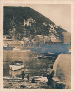 View from the Harbour - Polperro, 1927 by Unbekannt