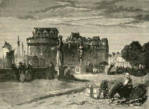 View in Nantes, 1890 by Unbekannt