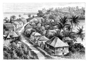 View of Basse-Terre, Guadeloupe by Unbekannt