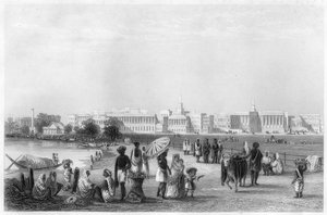 View of Calcutta from the Esplanade by Unbekannt