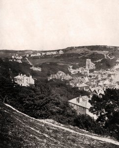 View of Hastings from East Hill, Sussex, c. 1900