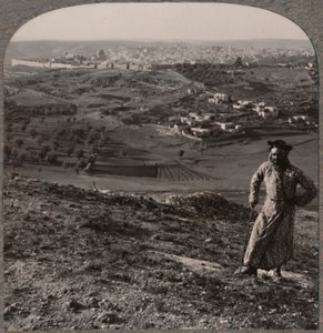 View of Jerusalem from Mount Scopus, c1900