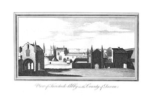 View of Tavistock Abbey in the County of Devon, late 18th-early 19th century