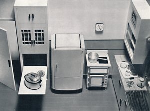 View of a Kitchen, Designed by H.M.V. Household Appliances by Unbekannt