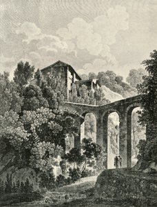 View of the Aqueduct, near the Alhambra by Unbekannt