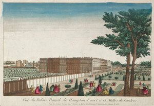 View of the Royal Palace of Hampton Court by Unbekannt