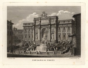 View of the Trevi Fountain
