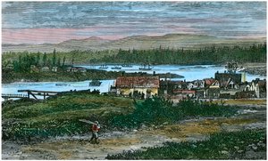View of the Western Suburbs of Victoria, Vancouver Island, British Columbia, Canada