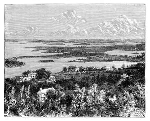 View Taken from Gibbs Hill, Bermudas