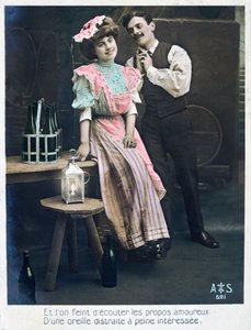 Vintage French Postcard by Unbekannt