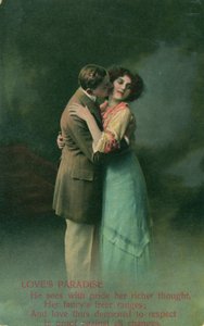 Vintage Romantic Postcard by Unbekannt