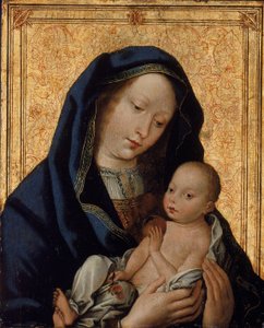 Virgin and Child with Apple