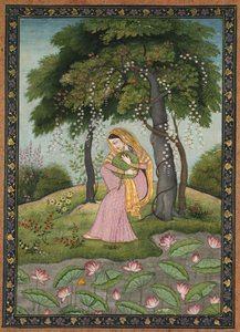 Virhini Nayika, Love-Torn Heroine, c. 1800