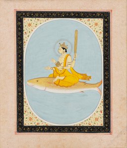 Vishnu as the Fish Avatar, Matsya by Unbekannt