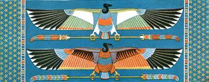 Vulture Ceiling Decorations, Philae, Egypt, 1928 by Unbekannt