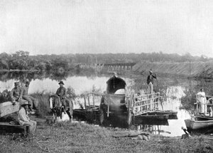 Waiting at the ferry, Paraguay by Unbekannt
