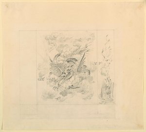 Wall Decoration, Dragons, Possibly for Music Room, Royal Pavilion, Brighton by Unbekannt