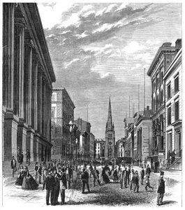 Wall Street, New York by Unbekannt