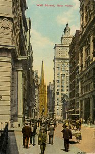 Wall Street, New York City, New York, USA