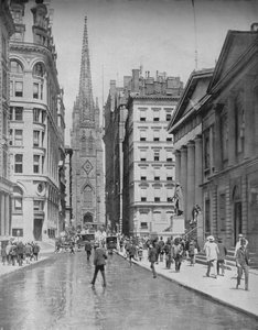 Wall Street, New York, c1897
