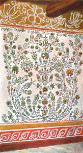 Wall decoration, Moravia, Czechoslovakia
