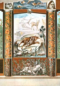 Wall decoration, Pompeii, Italy, 1928 by Unbekannt