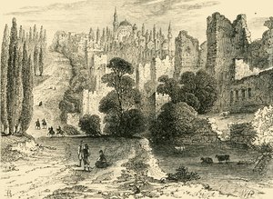 Walls of Constantinople in the Sixteenth Century by Unbekannt