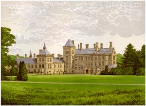 Walton Hall, Warwickshire, home of Baronet Mordaunt, c. 1880 by Unbekannt