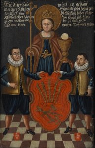 Coat of Arms and Statute Image of the Guild of Swordsmiths by Unbekannt