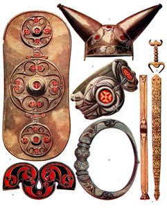 War trappings of the ancient Britons by Unbekannt