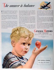 Wartime advert for General Motors