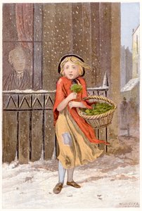 Watercress seller, c. 1880 by Unbekannt