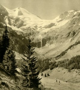 Waterfall at Käfertal in Ferleiten, Austria