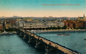 Waterloo Bridge and Somerset House, London by Unbekannt