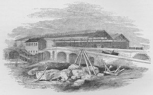 Waterloo Railway Station, as it appeared when first built by Unbekannt
