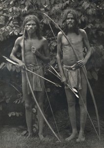 Wedda with Bow and Arrows by Unbekannt