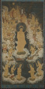 Welcoming Descent of Amida and Bodhisattvas by Unbekannt
