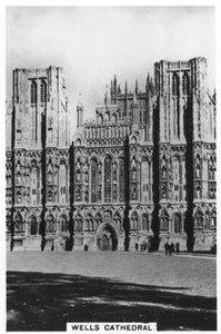 Wells Cathedral, Wells, Somerset, England, 1936 by Unbekannt