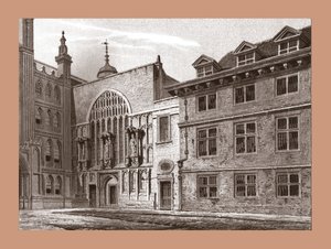 West Front of Guildhall Chapel by Unbekannt