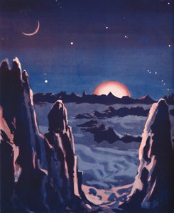 What Sunrise on the Moon Must Be Like, 1935 by Unbekannt