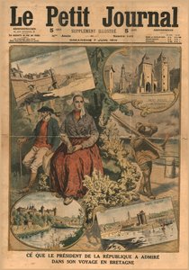 What the president admired during his trip to Brittany by Unbekannt