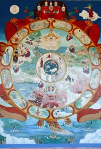 Wheel of Samsara. Temple of the Thousand Buddhas. Toulon sur Arroux, France by Unbekannt