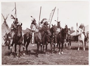 Wild West show, c 1905